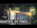 Easy, Beautiful DIY Fence