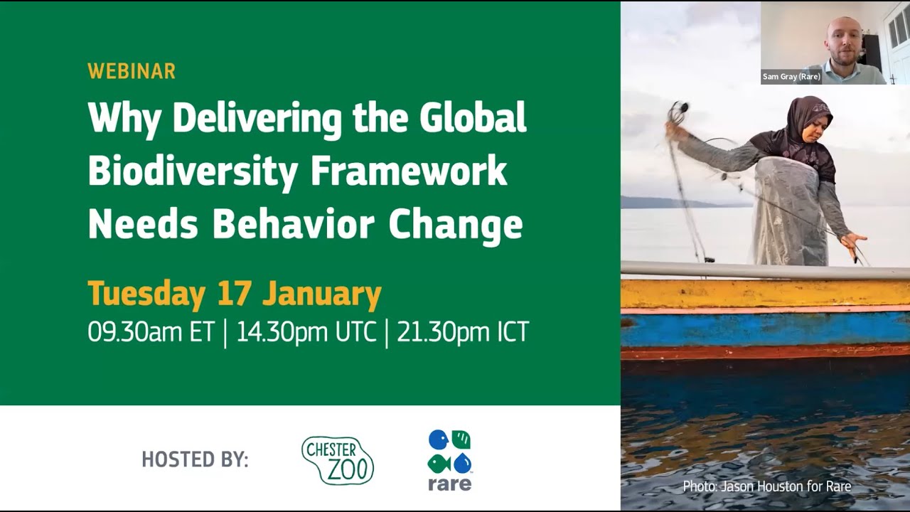 Why Delivering the Global Biodiversity Framework Needs Behavior Change