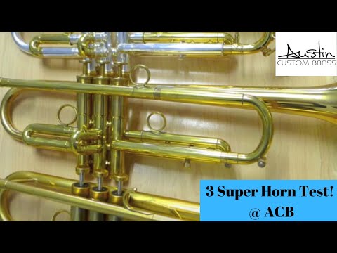 3 SuperHorn Test: Adams, Blackburn, & Monette Trumpet Demo by Trent Austin of Austin Custom Brass