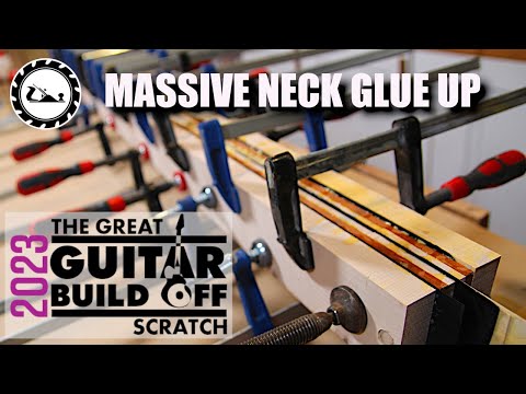 Neck glue up! GGBO 2023 episode 2