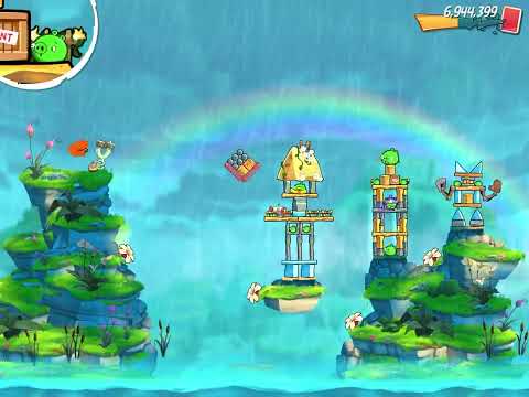 Angry Birds 2: level 1032 (Cobalt Plateaus/ Missispiggy Rivers)
