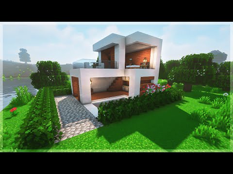EPIC Modern House Build in Minecraft #10