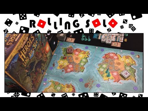 Heroes of Land Air and Sea | Solo Playthrough | How To Setup & Play | Part #1