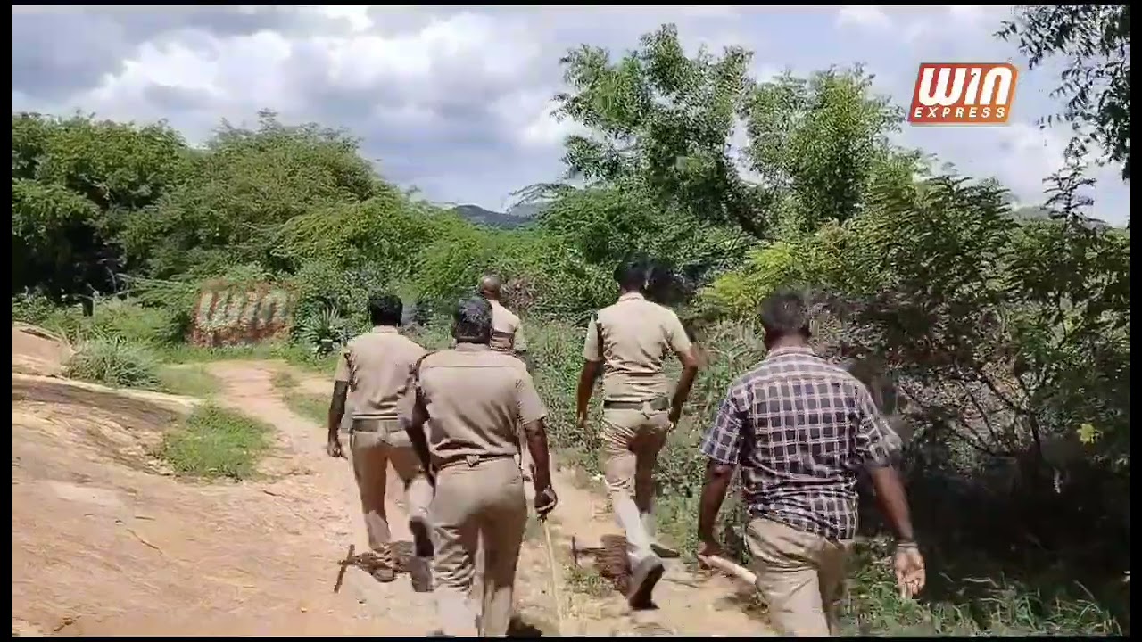 ஆண்டிபட்டி அருகே டி.சுப்புலாபுரம் மலைப்பகுதியில் விவசாய நிலத்திற்குள் வந்ததால் கிராமமக்கள் அச்சம்!