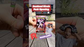 Opening Pokemon Destined Rivals🔥 Watch till the end😂 #pokemoncards