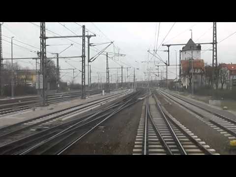 Führerstandsmitfahrt Eisenach - Halle (Teil 2 Erfurt - Naumburg)