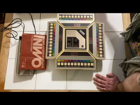 OMNI Trivia Entertainment System Milton Bradley MB electronic 1980 Vincent Price Movie  True False