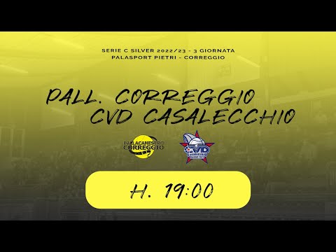 Pall. Correggio - Cvd Casalecchio