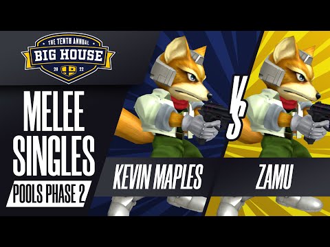 Kevin Maples vs Zamu - Melee Singles Pools LQF - The Big House 10 | Fox vs Fox