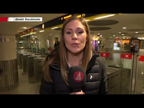 "Ett lugn över T-Centralen" - Nyheterna (TV4)