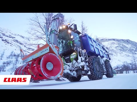 CLAAS | XERION : Le déneigement sur-mesure