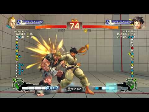 SSF4 AE: pikagoma (Abel) vs moke11bk (Makoto) - Ranked Match (720p HD)