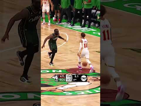 Trae just SILENCED the entire Boston 🥶 #shorts