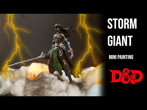 Storm Giant Monster Mini painting Dungeons and Dragons