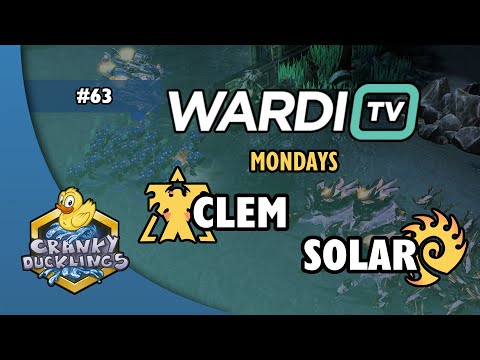 Clem vs Solar - TvZ | WardiTV Mondays #63 | Weekly StarCraft 2 Tournament