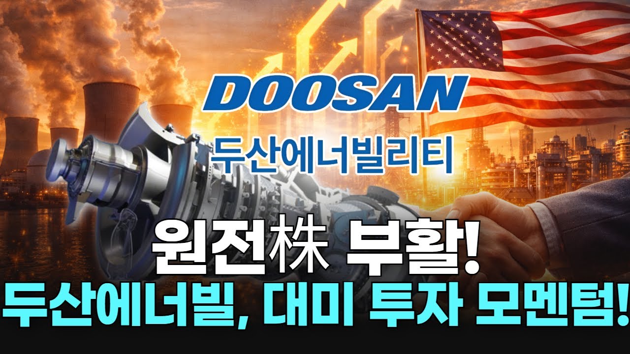 원전株 부활! 두산에너빌, 대미 투자 모멘텀!