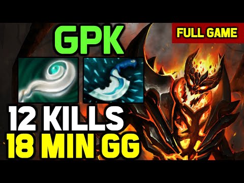 gpk BEYOND GODLIKE Mid Shadow fiend END GAME in 18 minutes