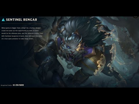 SENTINEL RENGAR SKIN SPOTLIGHT WHITE CHROMA-07-08-2024