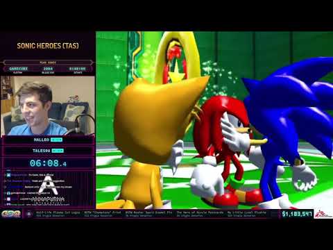 Sonic Heroes Team Sonic TAS at SGDQ2021 Online