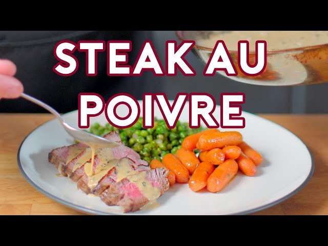 Video Pronunciation of au poivre in English