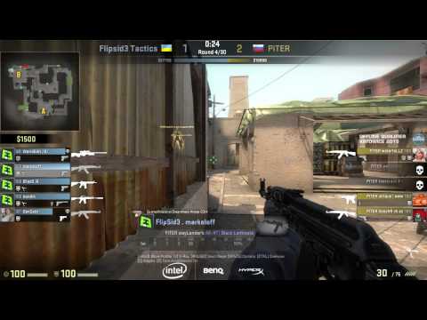 ESL One Katowice 2015 CS:GO Turnuvası Ön Elemeleri - Piter Vs Flipsid3 (Gandhi)