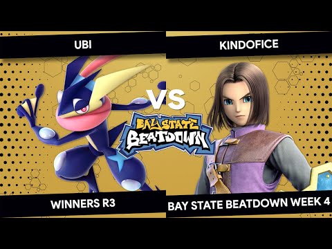 Bay State Beatdown #4 - Ubi (Greninja) vs KindOfIce (Hero) - Winners R3