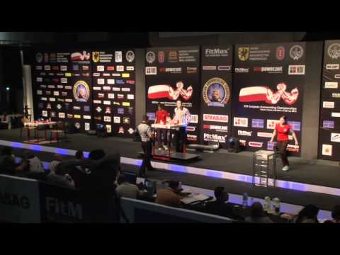 finals   junior women left 45kg   XXII European Armwrestling Championships
