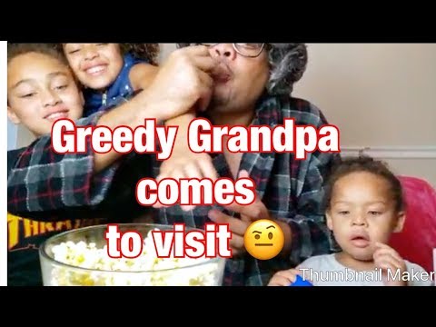 Greedy Grandpa 👨🏽‍🦳 comes to visit !