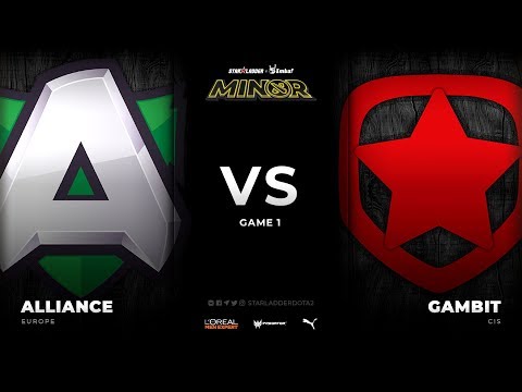 [EN] Alliance vs Gambit Esports, Game 1, StarLadder ImbaTV Dota 2 Minor Season 3