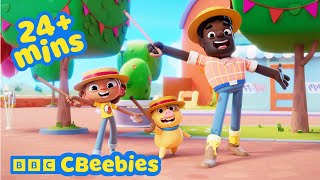 24 Mins of Action with Mojo! | Mojo Swoptops 🚗✨ | CBeebies