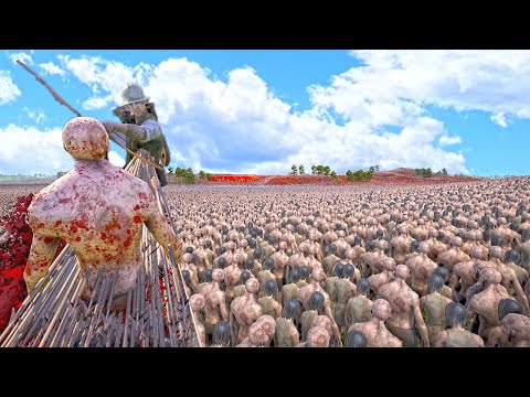 70 ARCHERS AGAINST 6,000,000 Zombies! - Ultimate Epic Battle Simulator 2