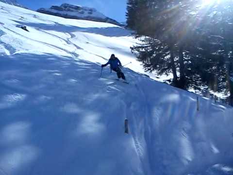 140125 Druesberghütte-Weglosen-Abfahrt