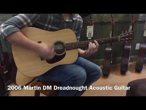 Martin DM Dreadnought Acoustic Guitar (2006) Made in USA w/ OHSC