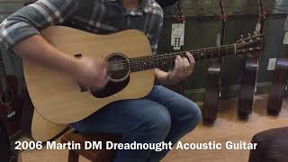 Video thumbnail for Martin DM Dreadnought Acoustic Guitar (2006) by Morrell Music Company