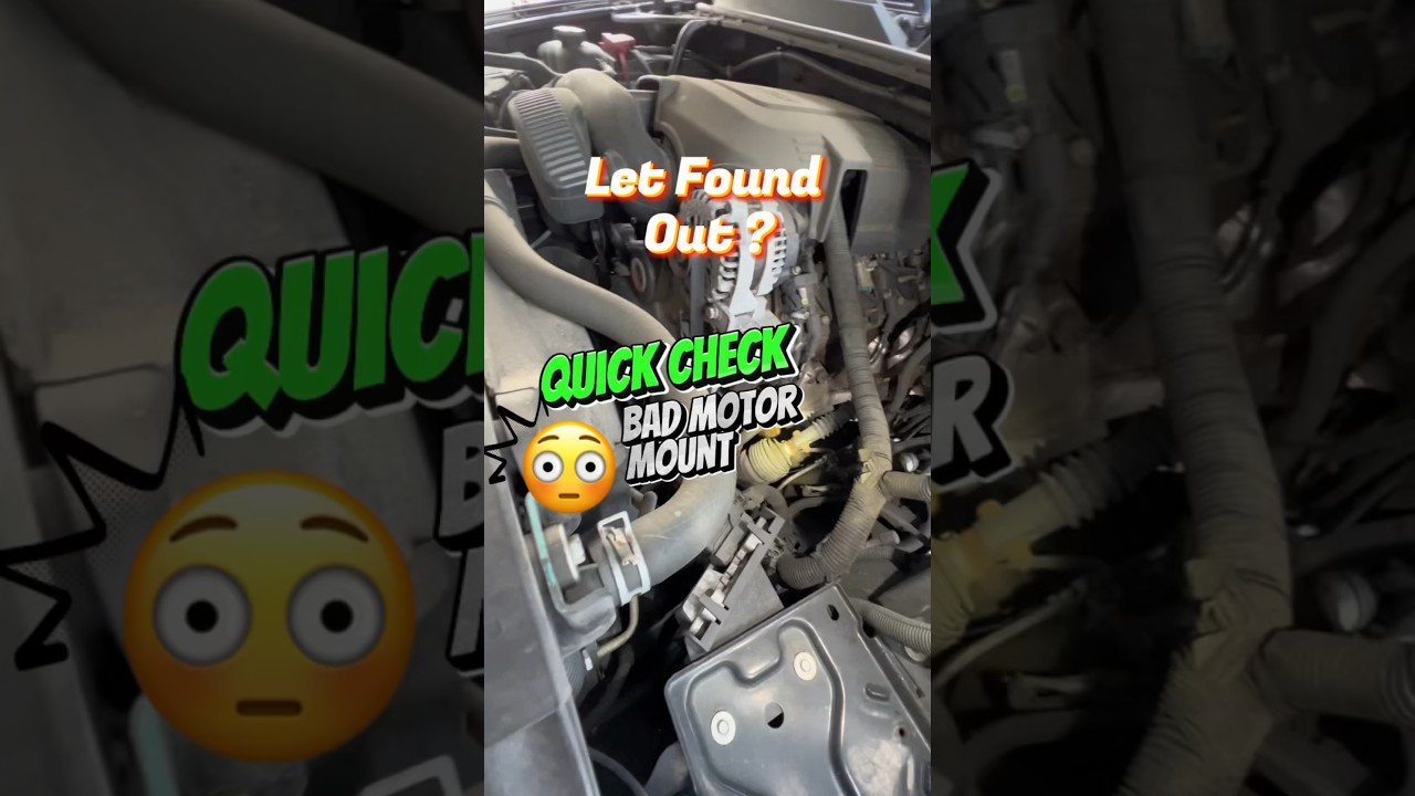 GMC Check Bad Motor mount? #shorts #short #yearofyou  #gmc