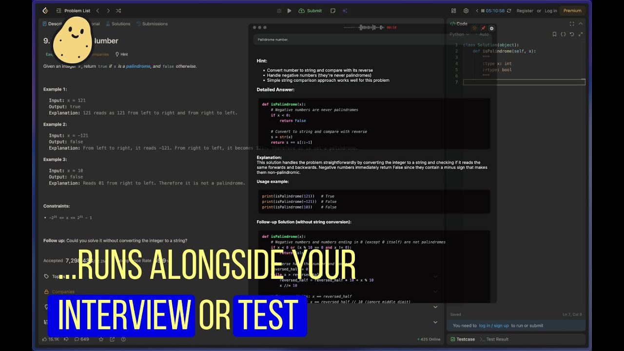 Meet CTRLpotato: Your Real-Time AI Interview Assistant