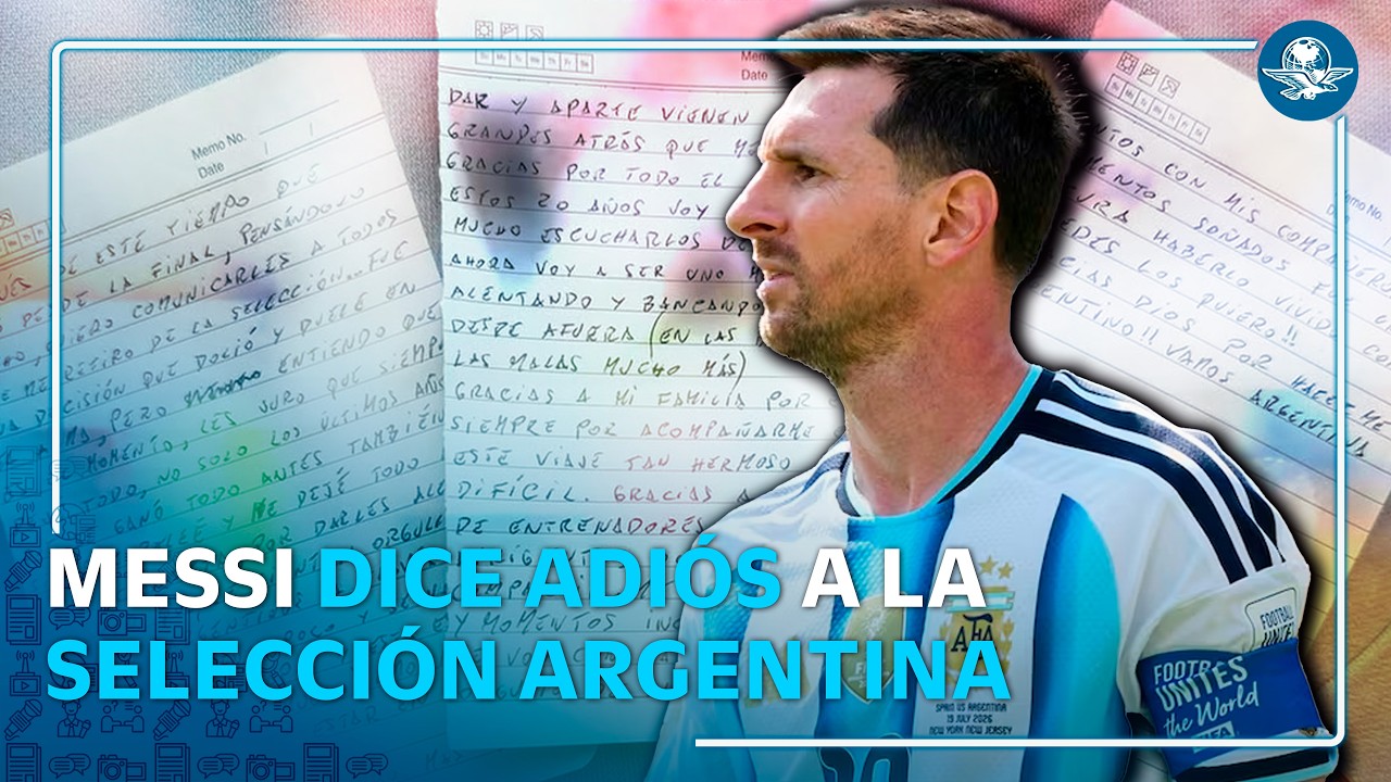 Messi anuncia su retiro de la Selección Argentina tras 20 años y 193 partidos