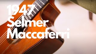 Video thumbnail for Secrets of the 1947 Selmer Maccaferri Guitar Revealed by N.K. Forster Guitars
