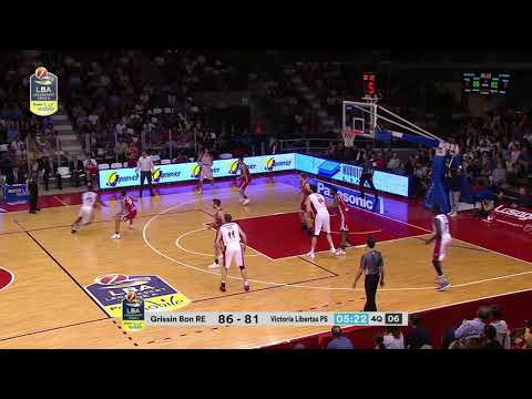 HIGHLIGHTS/ Grissin Bon Reggio Emilia - Vuelle Pesaro 95-102