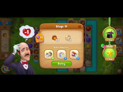 Golden Cup 10646 Stage 17 - 18 ▪︎ no hacks, real play ☆ Gardenscapes by Anne