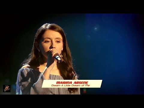 ✌ Marina Arsene - Dream A Little Dream of Me ✌ AUDITIILE pe nevăzute | VOCEA României 2019 HD