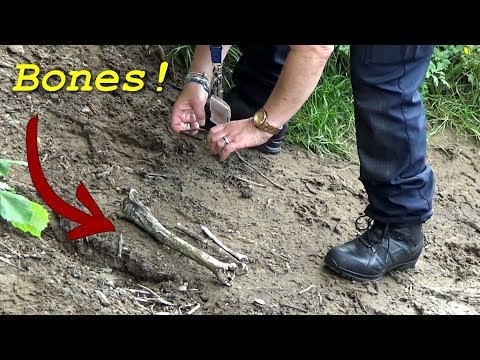 Magnet Fishing - Did i just find HUMAN REMAINS?! Police called + WWII Projectile