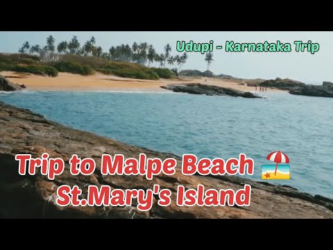 MALPE Beach | Know about St.Mary's Island | One day Trip  #udupi #stmarysisland #malpe