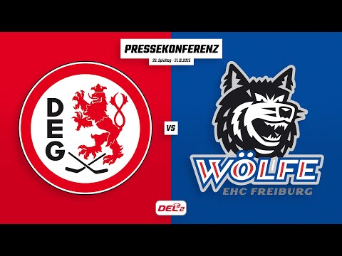Pressekonferenz 26. Spieltag | Düsseldorfer EG - EHC Freiburg