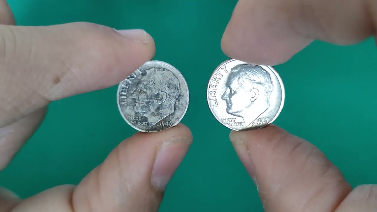 Moneta One Dime - 1 Dime, 10 Centesimi di Dollaro Americani, USA, Quanto Vale, Valore