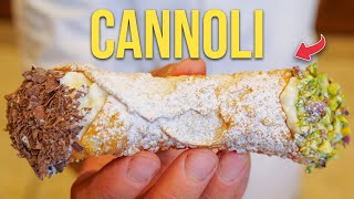 How to Make Cannoli with a Sicilian Pastry Chef (Cannoli Shells and Cream Filling Recipe)