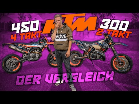 2-Takt vs. 4-Takt (KTM EXC 300 vs KTM EXC 450)
