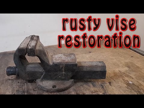old rusty vise restoration | Rusty Restore
