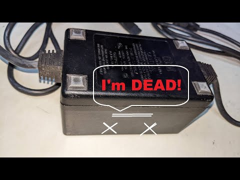 An IBM PCjr Power-Brick fail!