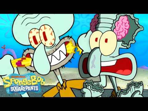 Squidward Losing His Patience for 45 Minutes Straight 😭🎻 | SpongeBob